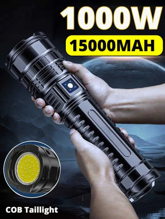 Portable hand-held electric lamp