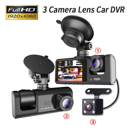 Vehicle Dashcam Camcorder 24-hour monitoring