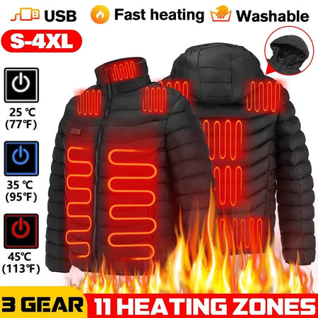 Veste de zone de chauffage électrique 2-11 hiver🔥 