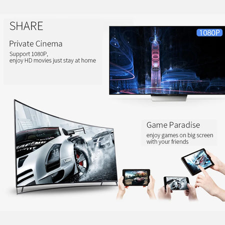 1080 HD Wireless Screen Projector